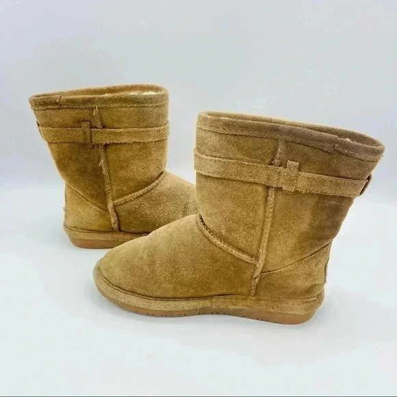Kids Bearpaw Brown Sherpa Boots - Picture 3 of 6